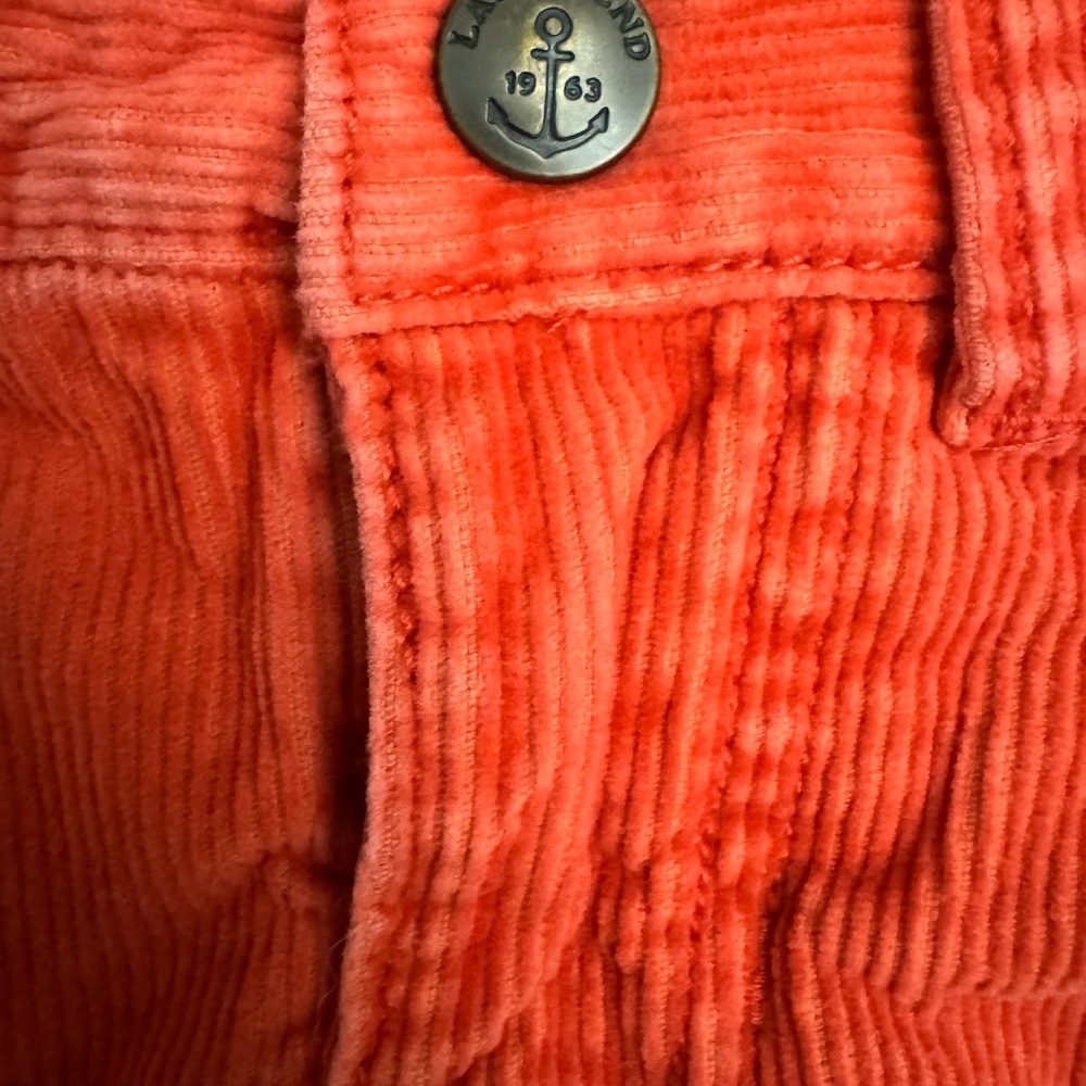 Lands' End Kids Size 6 orange corduroy Skort - Picture 2 of 5
